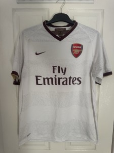 ARSENAL AWAY SHIRT - 2007-2008: THE CHAPMAN EDITION Size Large for sale on Ebay