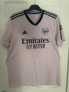 Arsenal FC 22/23 Third Kit Pink Size XL for sale on Ebay