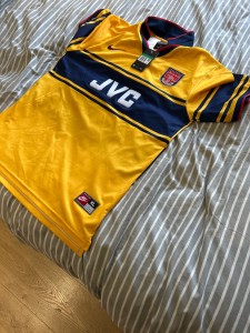 Arsenal Away Vintage Away Nicholas Anelka Shirt BNWT XL 22.5