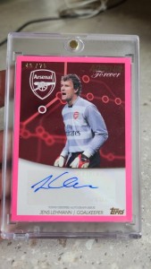 Arsenal forever jens lehmann auto 45/75 for sale on Ebay