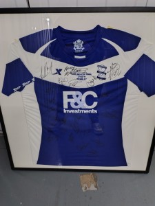 Birmingham City 2011 Winners Shirt Signed XXL And Framed for sale on Ebay