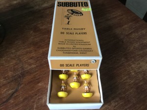 Subbuteo rugby team ref R14 Newport - hw style players in referenced box for sale on Ebay