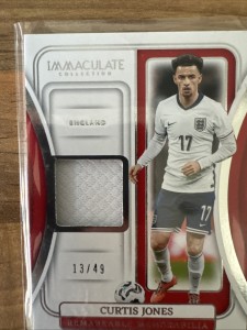 Panini Immaculate Collection Curtis Jones England Patch Numbered /49 Liverpool for sale on Ebay