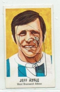 JEFF ASTLE signed 1969 Sun 1st Division Football Strips card WEST BROM ENGLAND for sale on Ebay