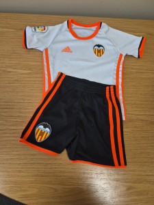 Valencia Football shirt and shorts 3-4 Years for sale on Ebay