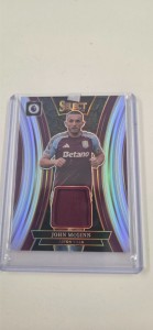 John Mcginn Aston Villa Patch Select Premier League for sale on Ebay