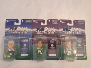 Celtic Corinthian Prostars Neil Lennon, Henrik Larsson and Stilian Petrov for sale on Ebay