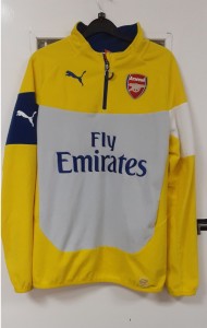 Puma Arsenal Training Shirt Yellow Size S - Z#9012 for sale on Ebay