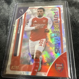 Topps Chrome Premier League 2026 - Ethan Nwaneri 82/92 Future Stars - Arsenal for sale on Ebay