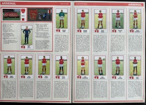 ARSENAL signed 1983 Panini Sticker Team set TERRY NEILL SANSOM O'LEARY WOODCOCK for sale on Ebay