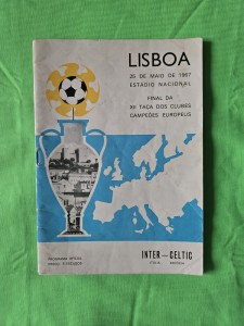 Original 1967 European Cup Final Programme Celtic V Inter Good Condition Rare for sale on Ebay