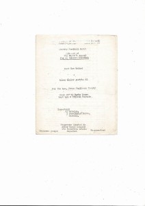 West Ham Unted v Essex Senior Amateur X1 Friendly Football Programme. No date for sale on Ebay