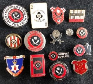 COLLECTION OF 15 ASSORTED SHEFFIELD UNITED FOOTBALL CLUB ENAMEL PIN BADGES for sale on Ebay