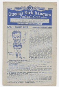 1947/48 Division 3 South - QUEENS PARK RANGERS v. TORQUAY UNITED for sale on Ebay