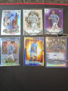 Manchester City Small Numbered , Auto Bundle for sale on Ebay
