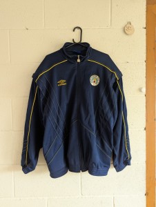 Manchester City Umbro 1993/94 Track Jacket Full Zip Soccer Very Rare for sale on Ebay
