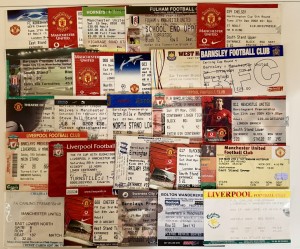 Manchester United Ticket Stubs 25 Different Tickets - No Duplicates for sale on Ebay
