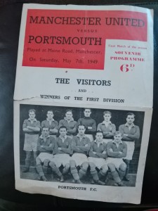 Manchester United V Portsmouth 1948/49 Pirate Programme,At Maine Road for sale on Ebay