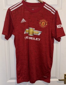 Edison Cavani Hand Signed Manchester United Shirt COA Size Large for sale on Ebay