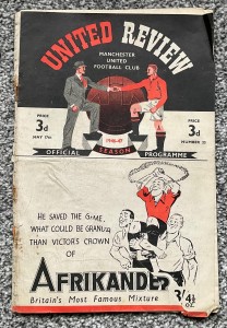 Manchester United v Portsmouth 1946/47 for sale on Ebay