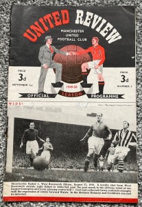 Manchester United v Manchester City 1949/50 for sale on Ebay