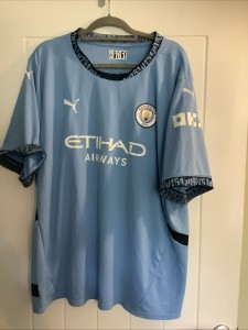 Mens Puma Manchester City 24/25 Home Shirt Blue Ex Cond Size 3XL for sale on Ebay