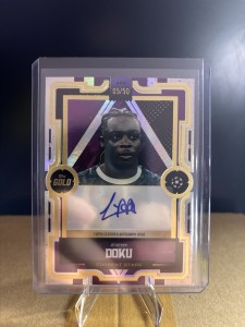 Jeremy Documentary Auto 5/50 Topps UCC Gold SSP Manchester City for sale on Ebay