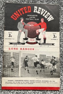 Manchester United v Derby County 1949/50 for sale on Ebay