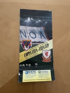 GENOA v Liverpool (UEFA Cup) 1991/1992 - Football Programme for sale on Ebay
