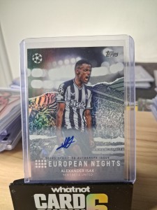 Alexander Isak Auto European Nights Newcastle United / Liverpool for sale on Ebay