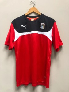 Puma Coventry City Red Short Sleeve Football Shirt Size Large for sale on Ebay
