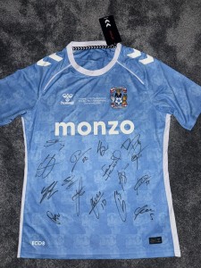 SIGNED COVENTRY CITY OFFICIAL SHIRT 25/26  CHAMPIONS FRANK LAMPARD PROOF for sale on Ebay