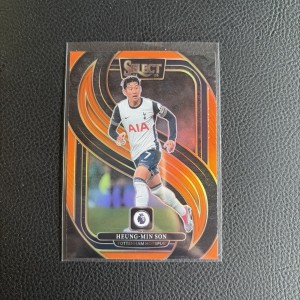 2024-25 Panini Select Premier League Heung Min Son /75 Orange Prizm Tottenham for sale on Ebay