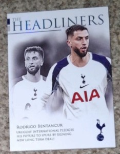 Futera Tottenham Bentancur 1/1 for sale on Ebay