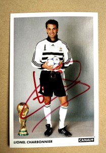 LIONEL CHARBONNIER FRANCE 1998 SIGNED PHOTO COA AUTOGRAPH WORLD CUP 1998 for sale on Ebay