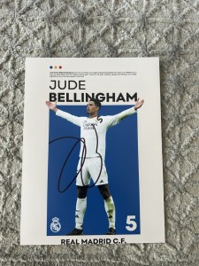 Hand Signed Jude Bellingham Real Madrid for sale on Ebay