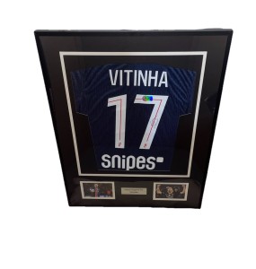 Vitinha Signed Framed PSG Shirt With Beckett COA for sale on Ebay