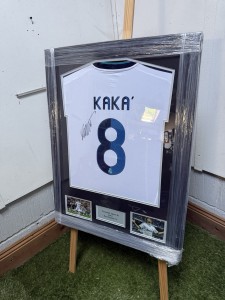 Framed Kaka Signed Real Madrid Shirt With COA for sale on Ebay