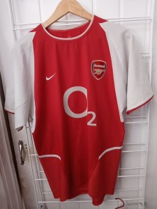 Original Nike Arsenal 2002/2003 Mens Size Small Home Shirt Jersey Top Vintage O2 for sale on Ebay