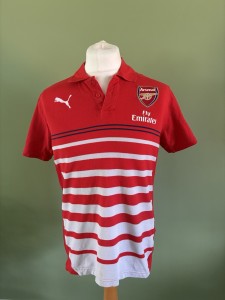 Arsenal FC Red Puma 2015/16 Team Polo Football Shirt Size Medium for sale on Ebay