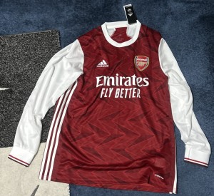 BNWT 2020 Arsenal Home Shirt Adidas Large Long Sleeves for sale on Ebay