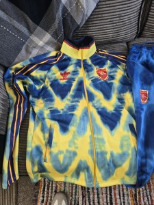 Arsenal Human Race Tracksuit Size Large for sale on Ebay