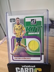 Viktor Gyokeres Patch Donruss Kit series Sweden / Arsenal for sale on Ebay