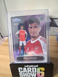 Piero Hincapie /50 Topps Summer Signings Arsenal for sale on Ebay