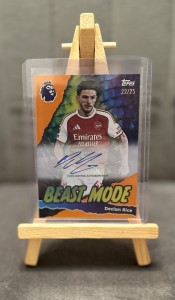 Topps Premier League 2025/2026 Declan Rice Arsenal Beast Mode Auto 22/25 for sale on Ebay