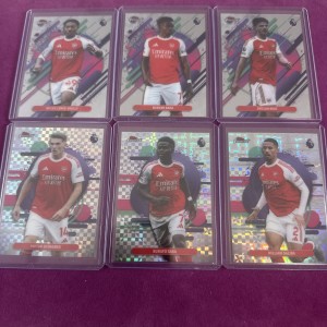 Topps PL Chrome Finest 2026 - 6x Rare and Uncommon Base Bundle - Arsenal for sale on Ebay