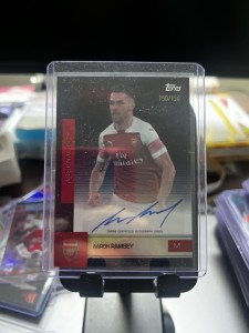 25/26 Topps Arsenal Team Set Aaron Ramsey Auto 150/150 Bookend for sale on Ebay