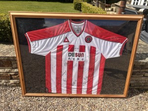 Sheffield United Shirt From The Legendary 2002-03 Season Signed By All Players for sale on Ebay