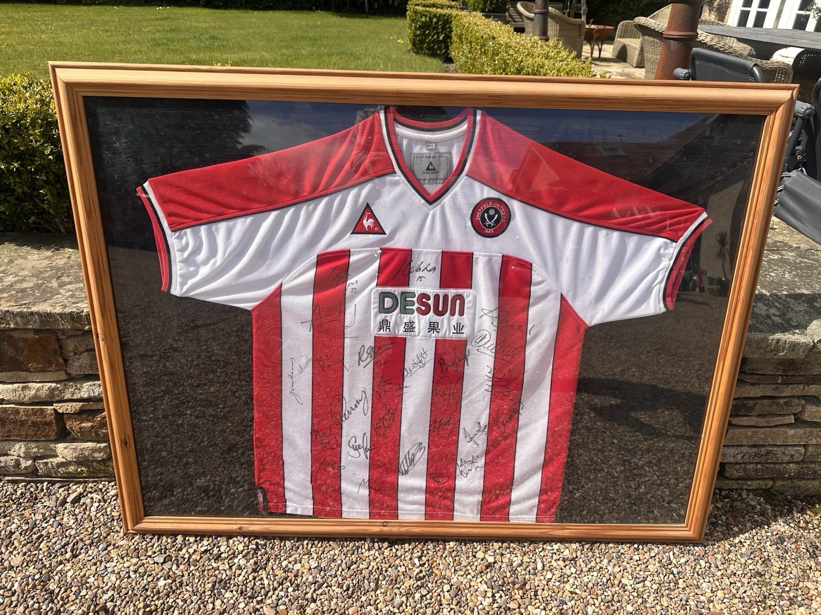 Sheffield United Shirt From The Legendary 2002-03 Season Signed By All Players for sale on Ebay