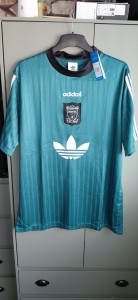 Liverpool Fc 1995 Training Tshirt Xxl Bnwt Remake Green for sale on Ebay